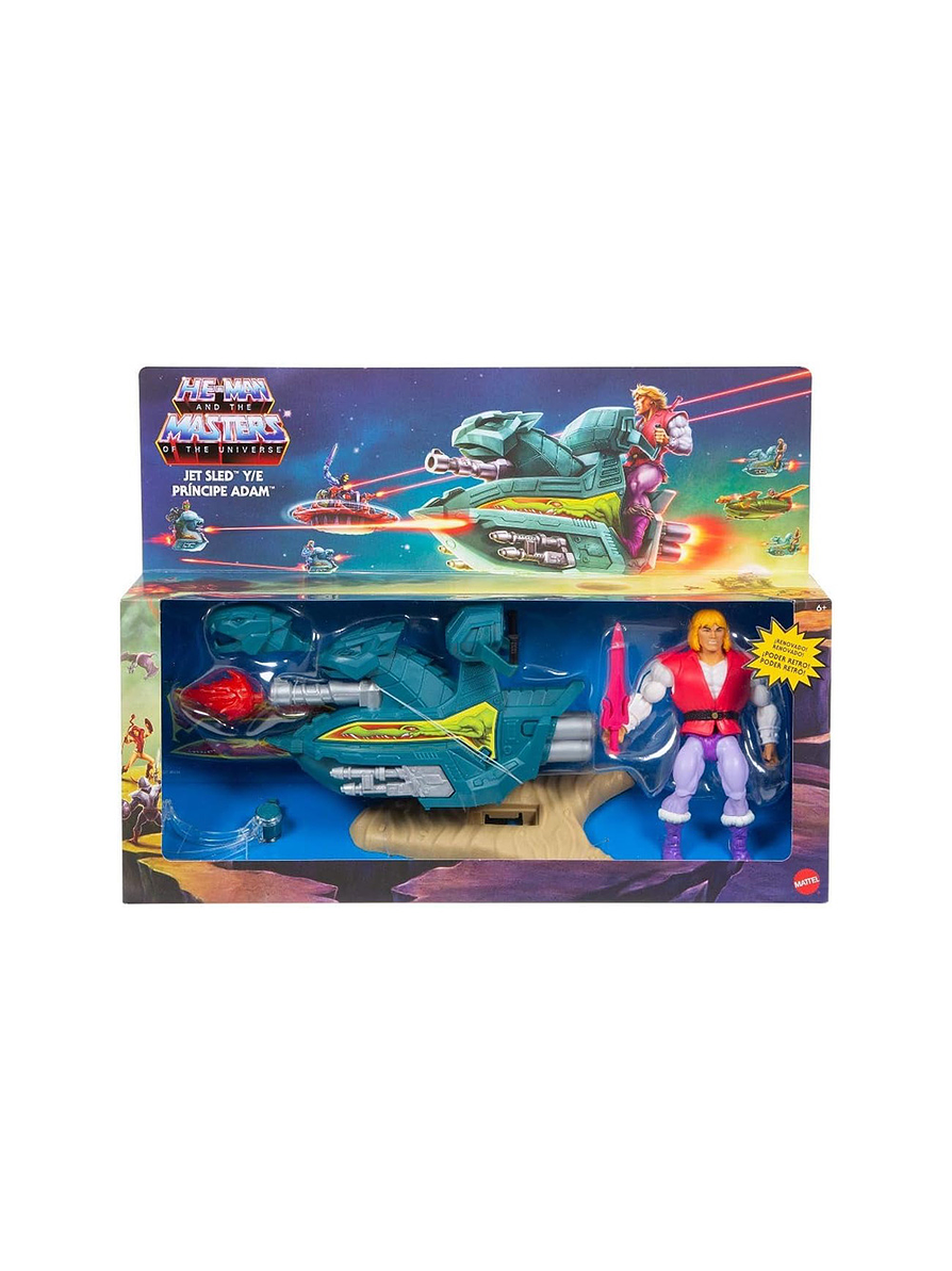 Masters Of The Universe Jet Sled Y/E Príncipe Adam  1
