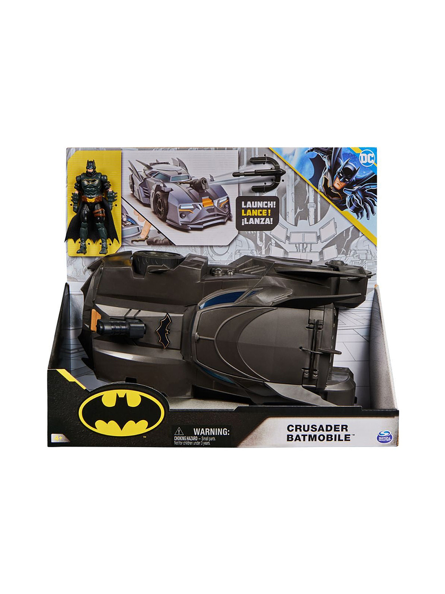 Batman Vehículo Crusader Con Figura  2