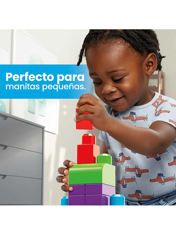 Mega Bloks Bolsa Clásica Azul X 60 Piezas  6