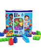 Mega Bloks Bolsa Clásica Azul X 60 Piezas  - Miniatura 2