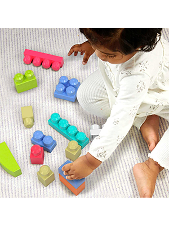 Mega Bloks Bolsa Clásica Rosa X 60 Piezas  4