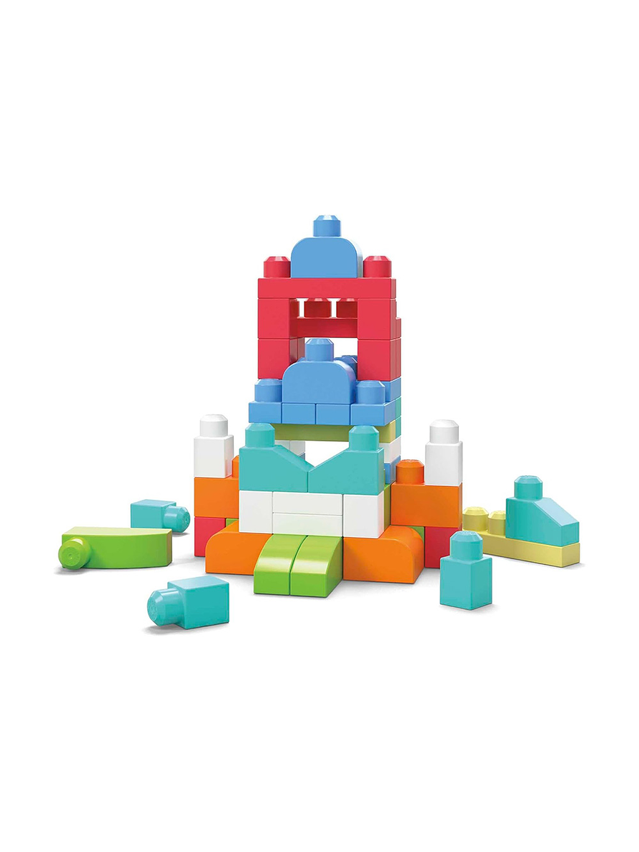 Mega Bloks Bolsa Clásica Rosa X 60 Piezas  3