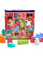 Mega Bloks Bolsa Clásica Rosa X 60 Piezas  - Miniatura 2
