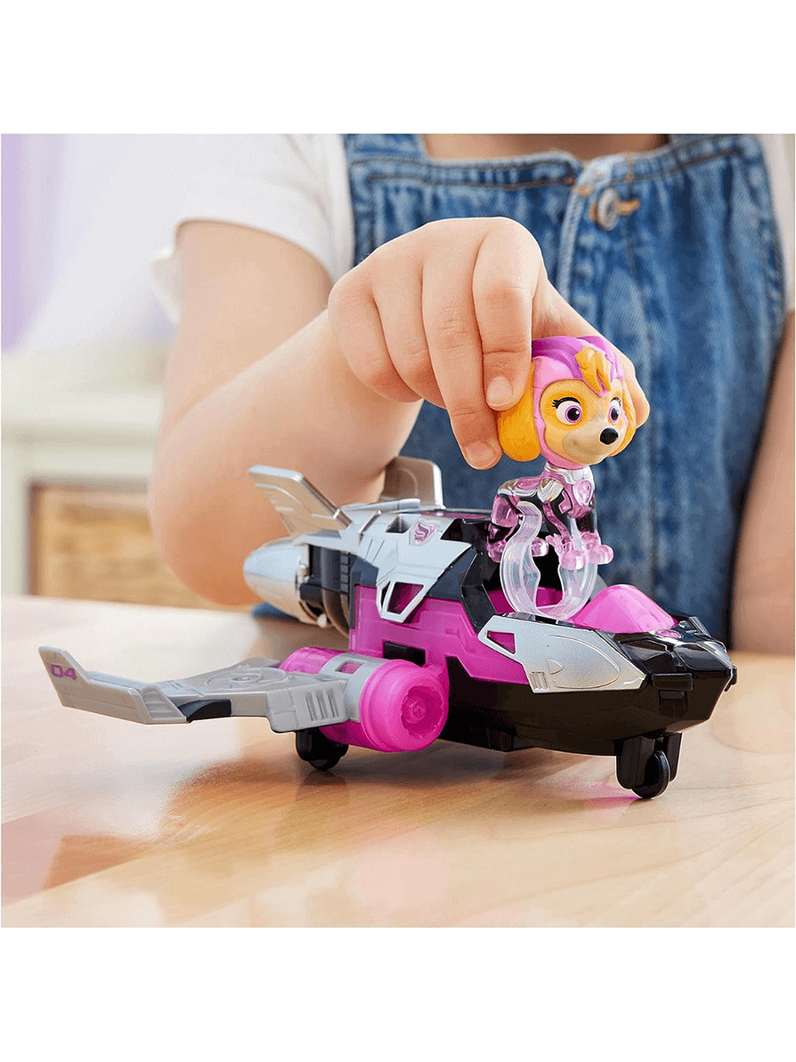 Paw Patrol Mighty Movie Vehículo Con Figura 7