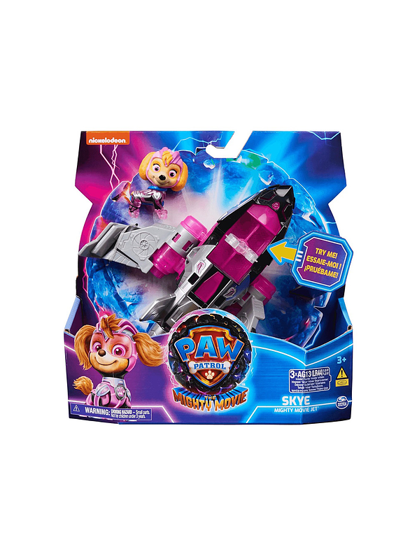 Paw Patrol Mighty Movie Vehículo Con Figura 6