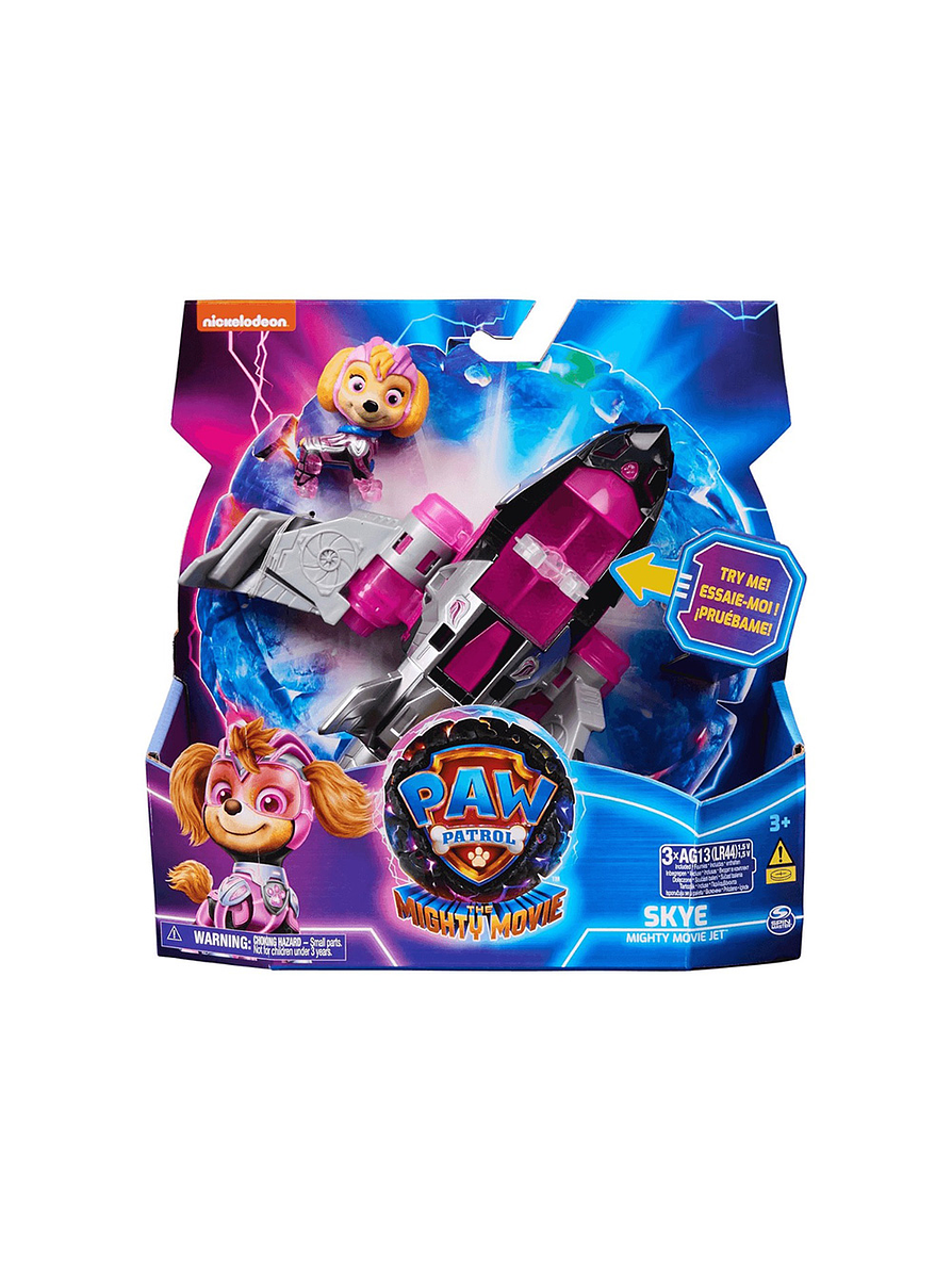 Paw Patrol Mighty Movie Vehículo Con Figura 6
