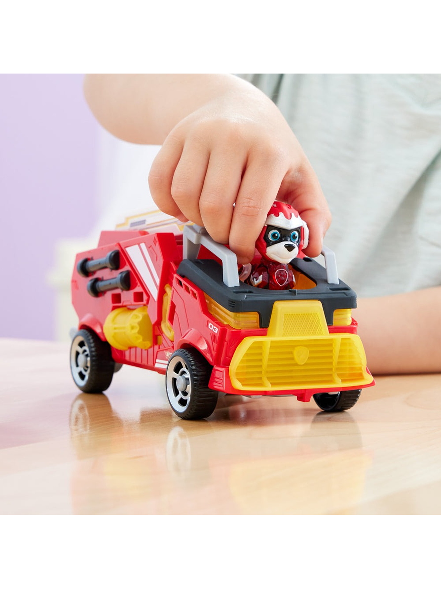 Paw Patrol Mighty Movie Vehículo Con Figura 12