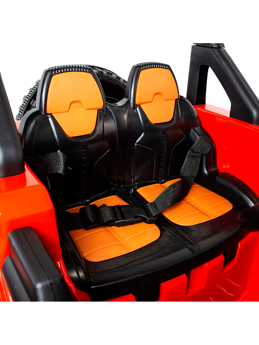 Vehículo Monster Eva Dlx Red Flames 12V 6