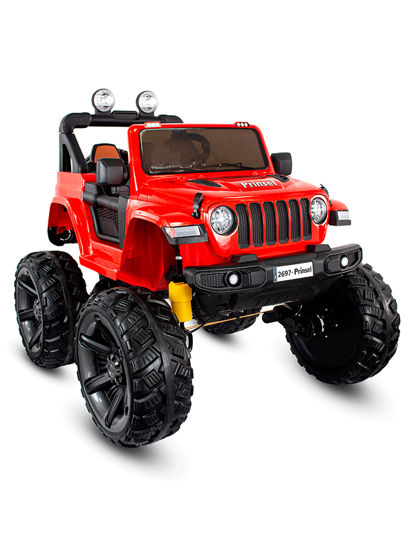 Vehículo Monster Eva Dlx Red Flames 12V 1