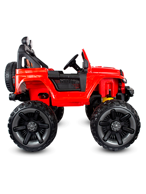 Vehículo Monster Eva Dlx Red Flames 12V 4