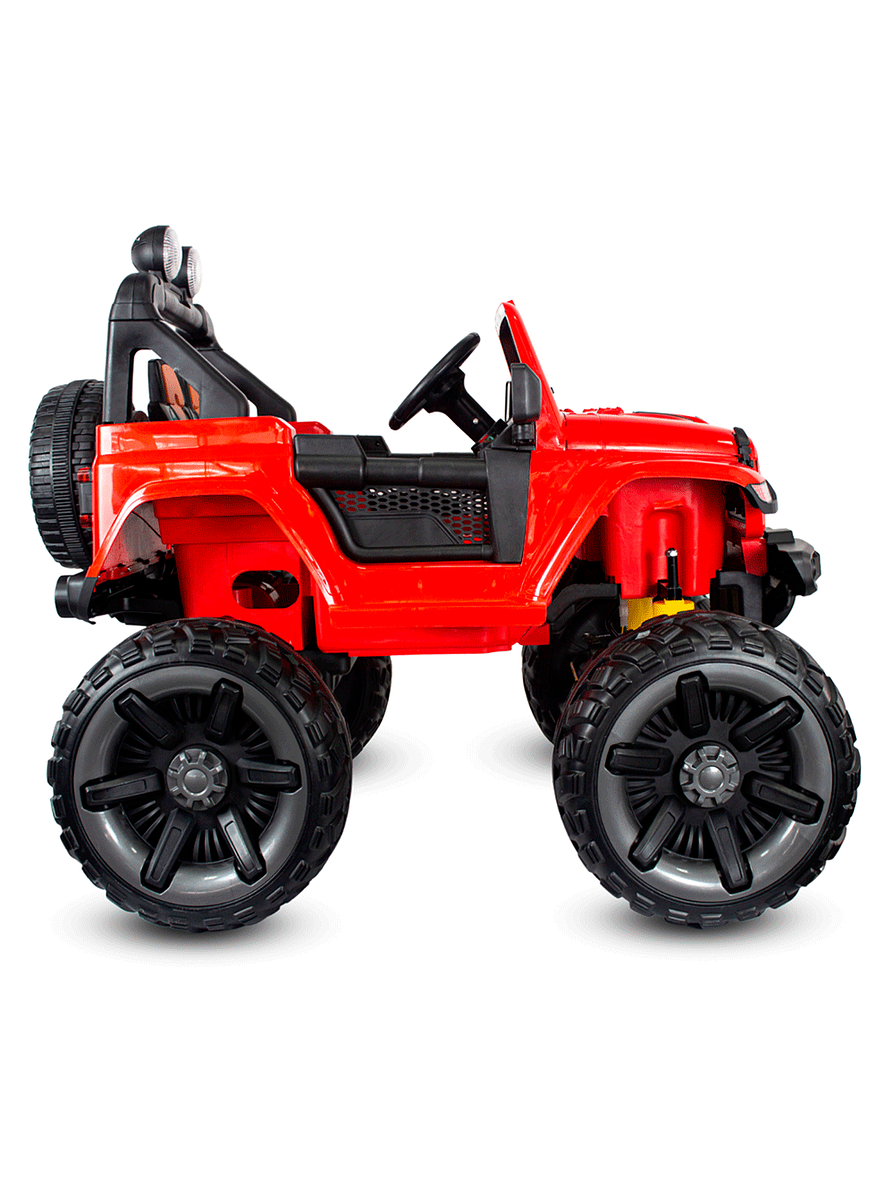 Vehículo Monster Eva Dlx Red Flames 12V 4