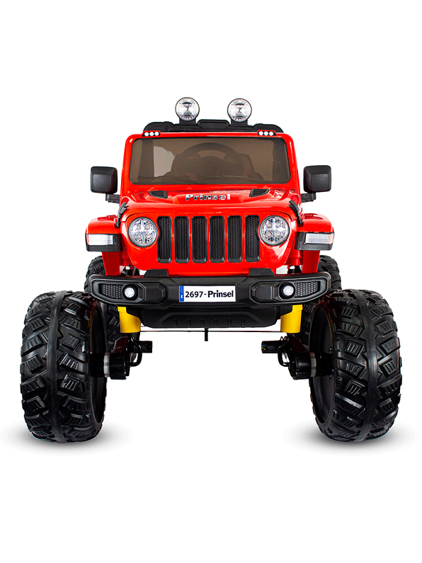 Vehículo Monster Eva Dlx Red Flames 12V 2