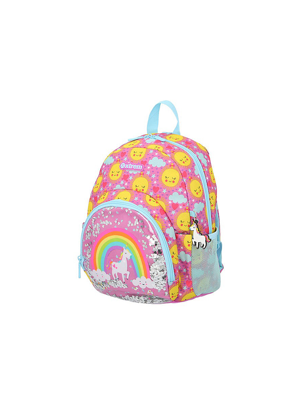 Morral Escolar Power Unicornio 311 Rosado 2