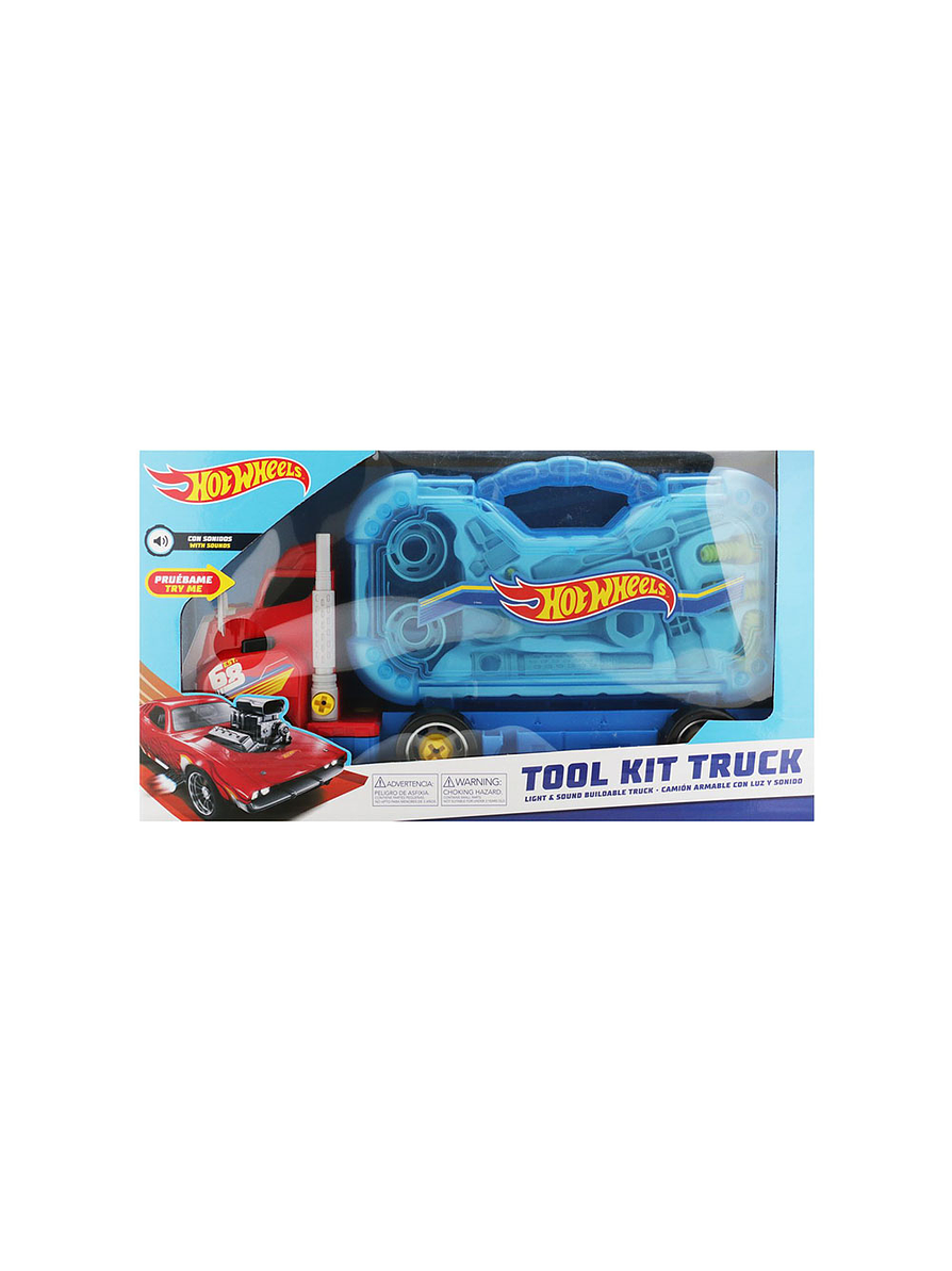 Hot Wheels Camion Armable Con Luz Y Sonido 2