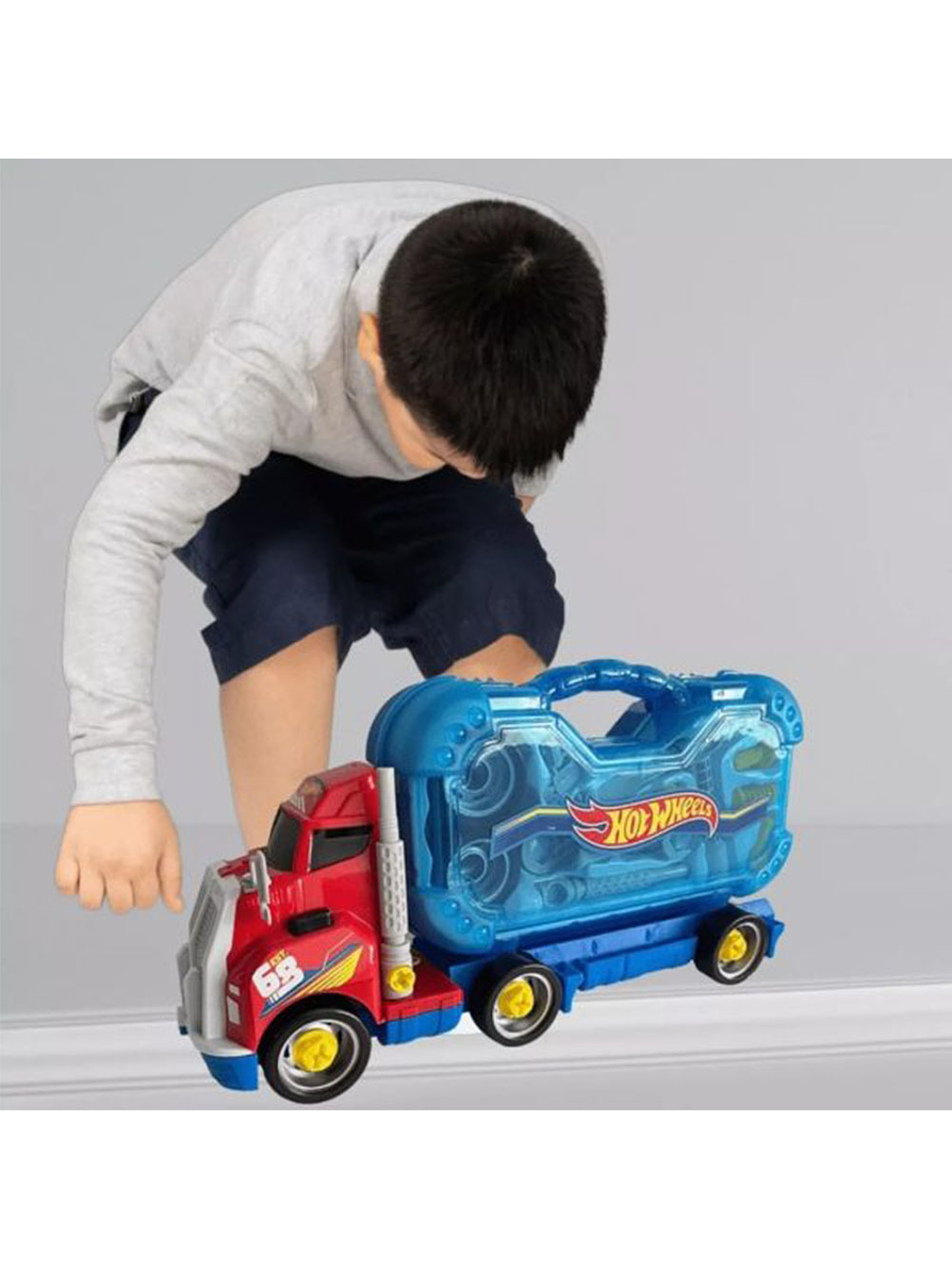Hot Wheels Camion Armable Con Luz Y Sonido 5