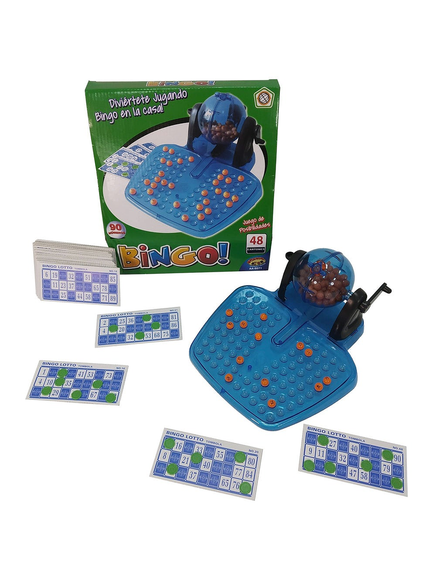 Bingo 48 Cartones Mediano  3