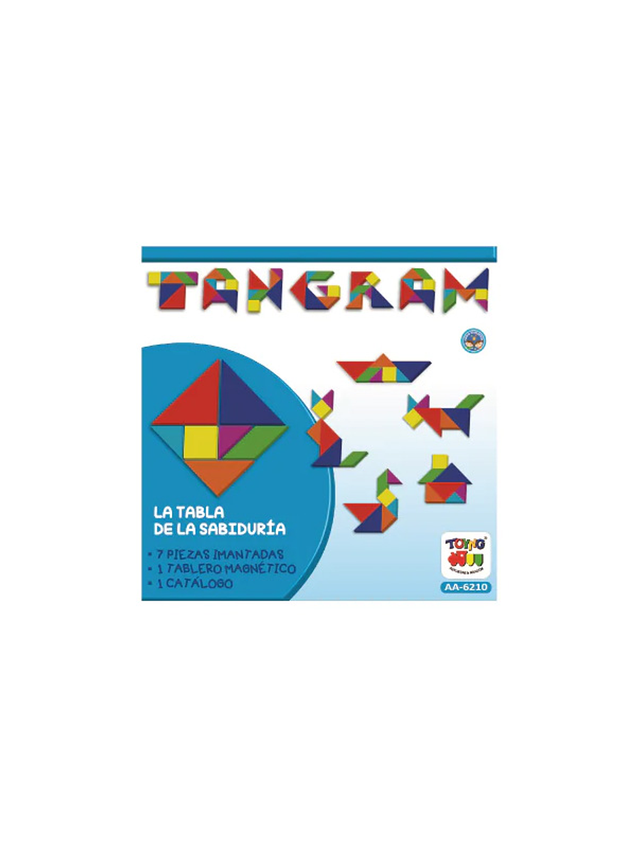 Tangram Magnético 7 Piezas Mediano  1