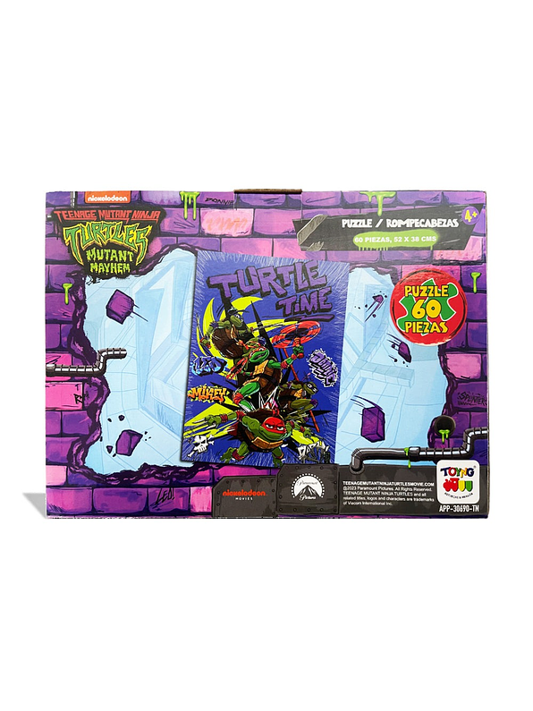 Rompecabezas X 60 Piezas Tortugas Ninja 2