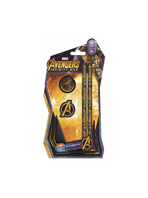 Set De Escritura Angengers Infinity War  1
