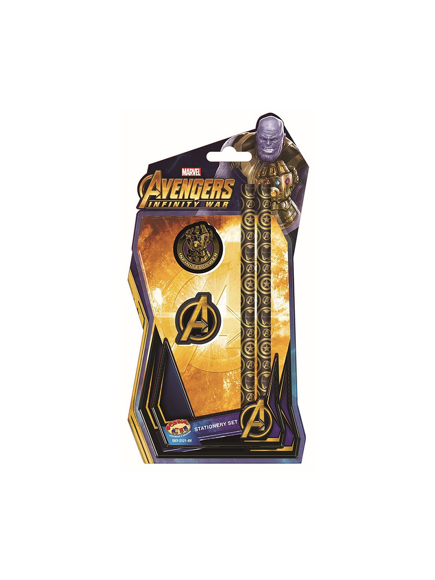 Set De Escritura Angengers Infinity War  1