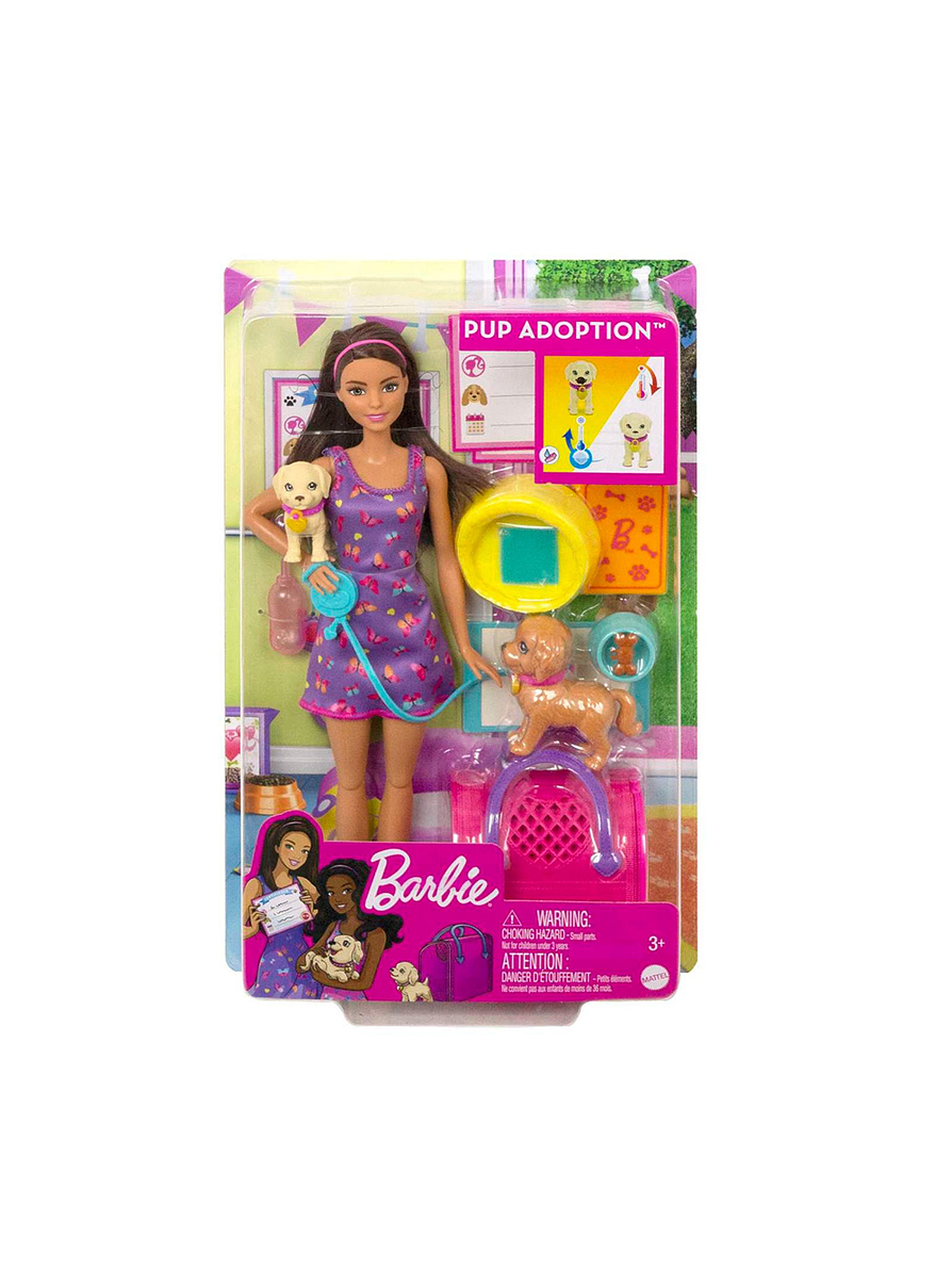 Barbie Set De Juego Adopta Un Perrito  1