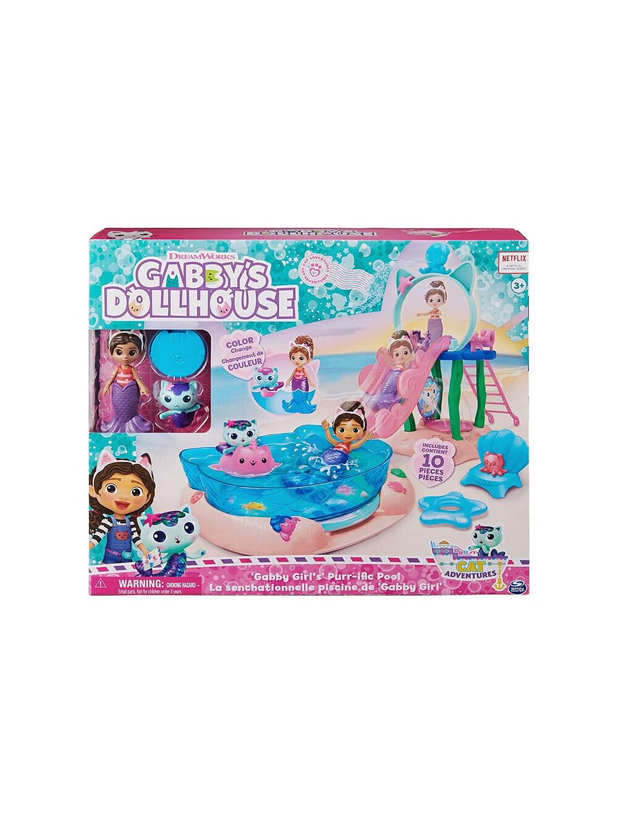 Gabby's DollHouse Set Juego De Piscina  1