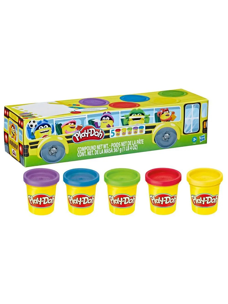 Play-Doh De Vuelta A La Escuela Pack X 5 Unidades 1