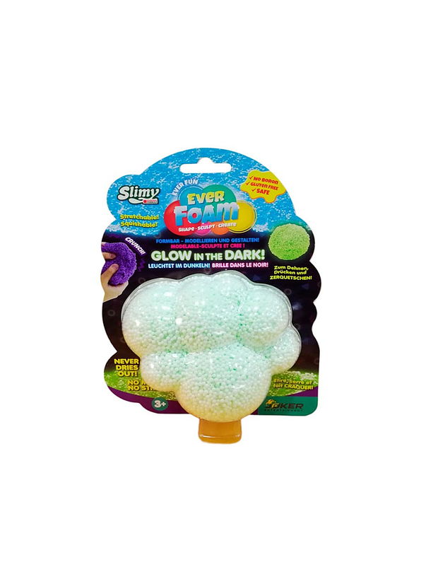 Slimy Ever Foam Mediano Glow In The Dark Surtido  1