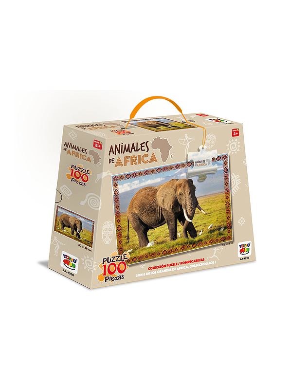 Rompecabezas X 100 Piezas Animales De África  5