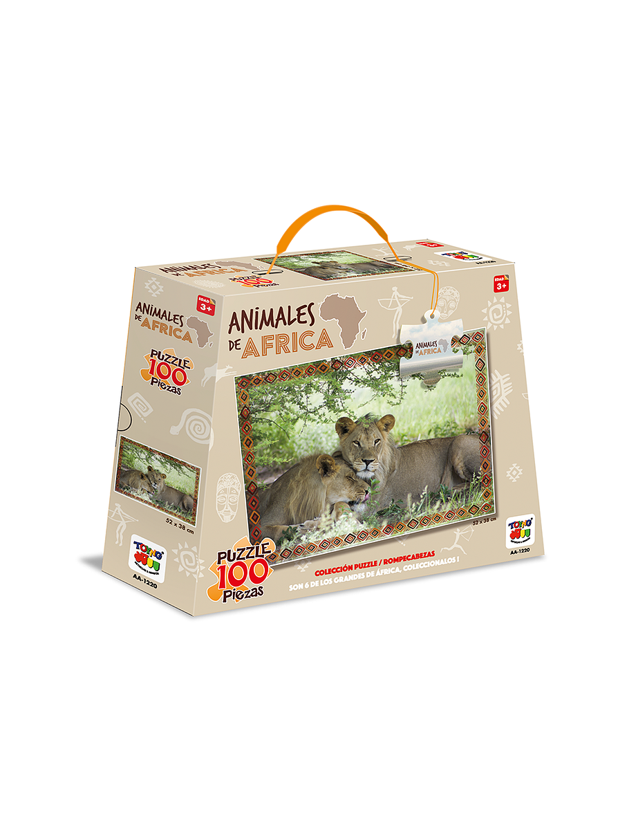 Rompecabezas X 100 Piezas Animales De África  3