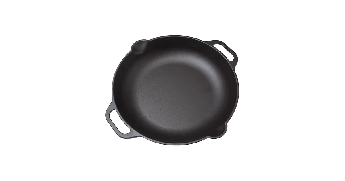 Paellera WECOOK! Granite 46 Cm – Alluminio Pressato Con Rivestimento Antiaderente Effetto Pietra – Senza PFOA – Adatta A Induzione (Fondo Full Induction) – Manici In Ferro Rivettati