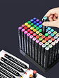 Estuche Marcadores Doble Punta X 80 Unidades Grafitos - Miniatura 3
