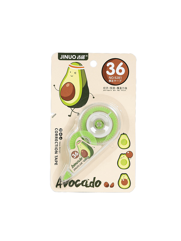 Cinta Correctora Grafitos Aguacate  1
