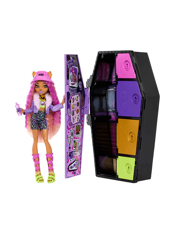 Monster High Set Skulltimates Secrets Muñeca Clawdeen  1