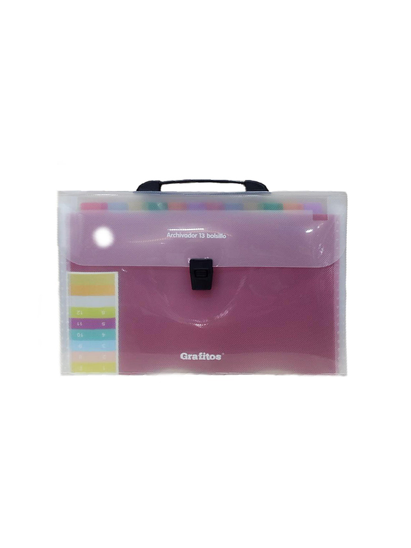 Archivador Grafitos Oficio 13 Bolsillos  1