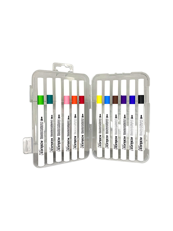 Marcadores Acrílicos Grafitos X 12 Unidades  2