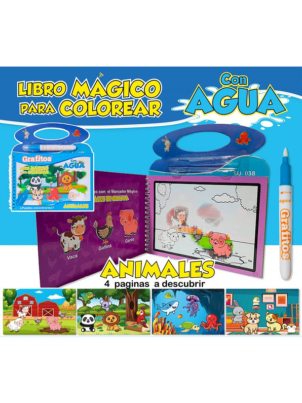 Libro Mágico Para Colorear Grafitos  7