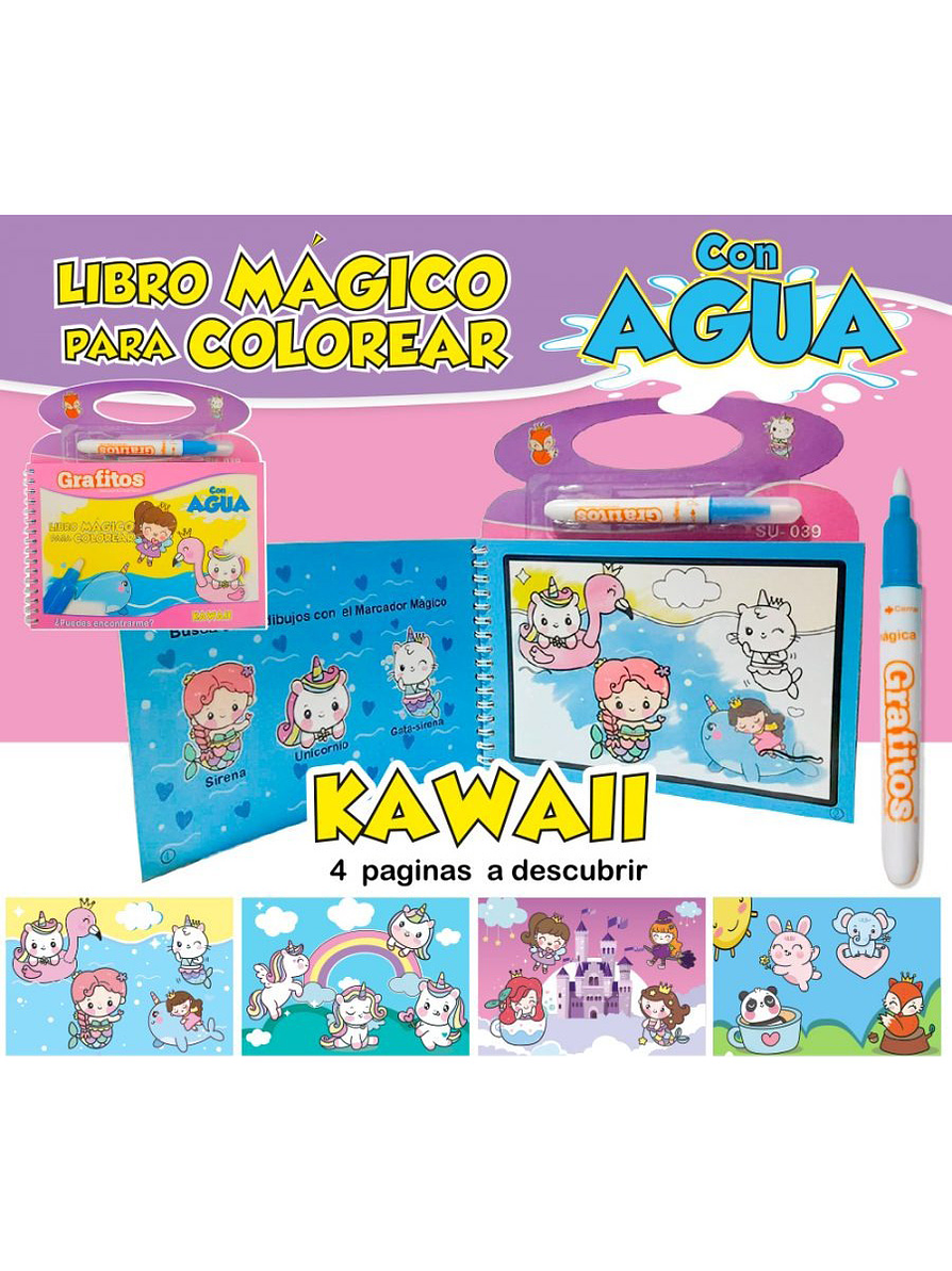 Libro Mágico Para Colorear Grafitos  6