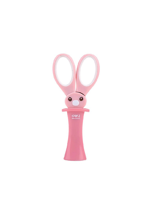 Tijera Escolar Conejito 137 mm Con Estuche  2