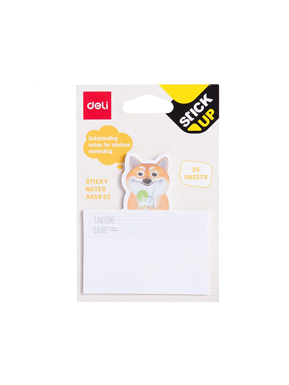 Notas Adhesivas Escolares Deli Mascotas 2