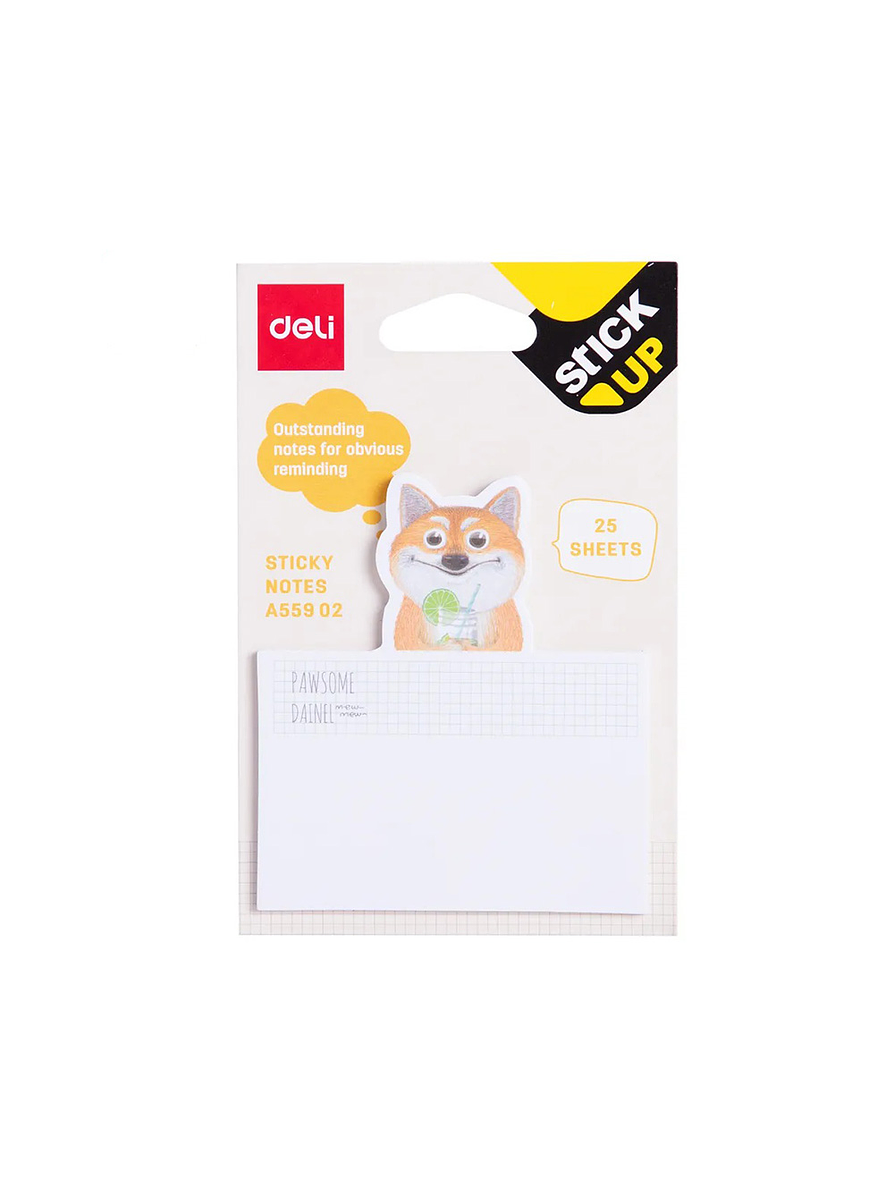 Notas Adhesivas Escolares Deli Mascotas 2