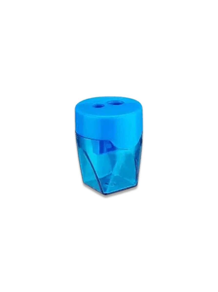 Sacapuntas Plástico Doble Servicio Con Deposito  3