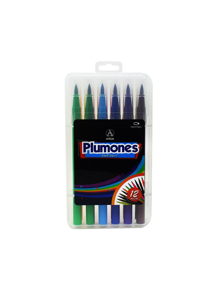 Plumón Punta Pincel Artisan X 12 Unidades 1