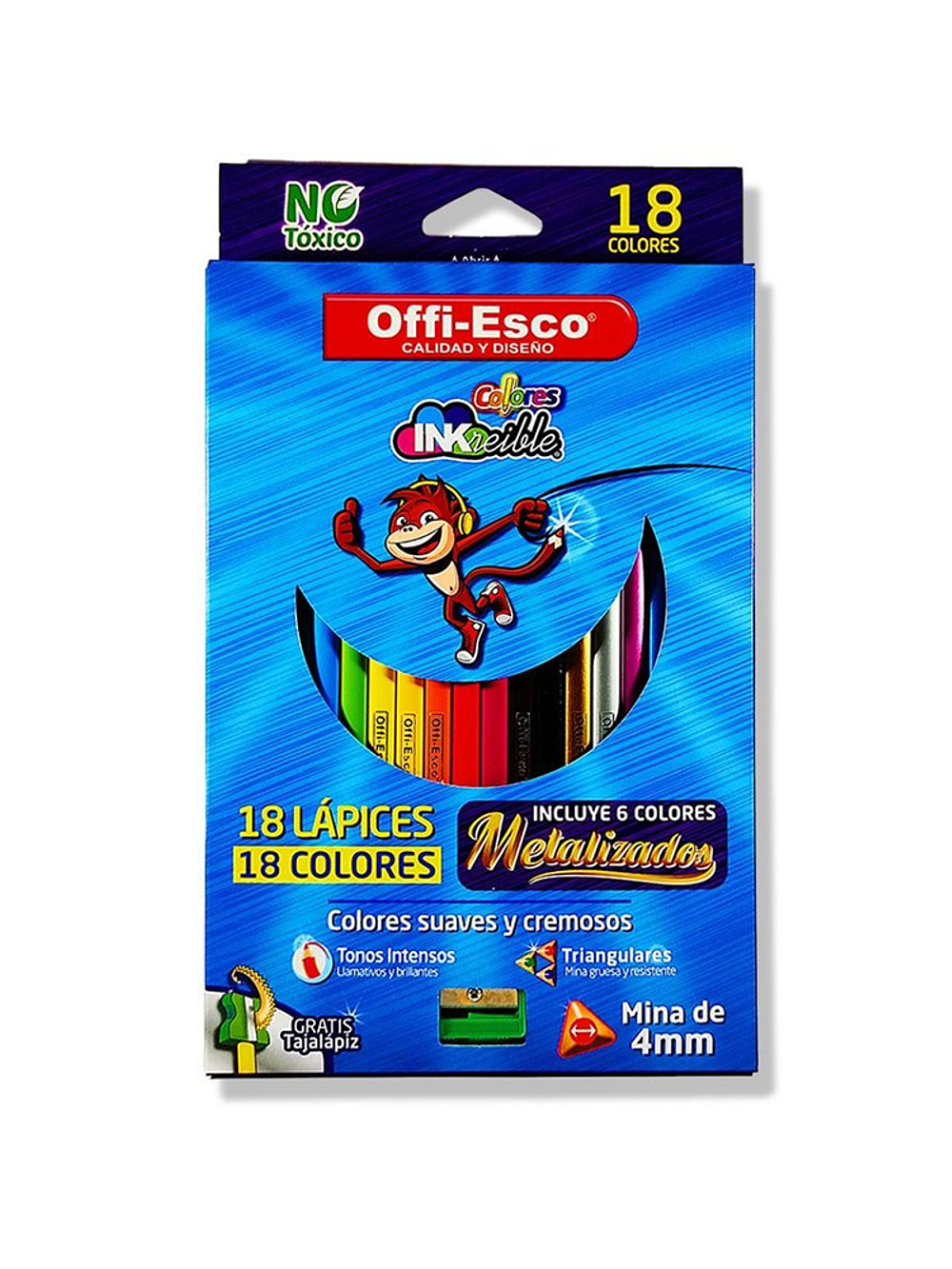 Colores Offi-Esco Unipunta X 18 Unidades 