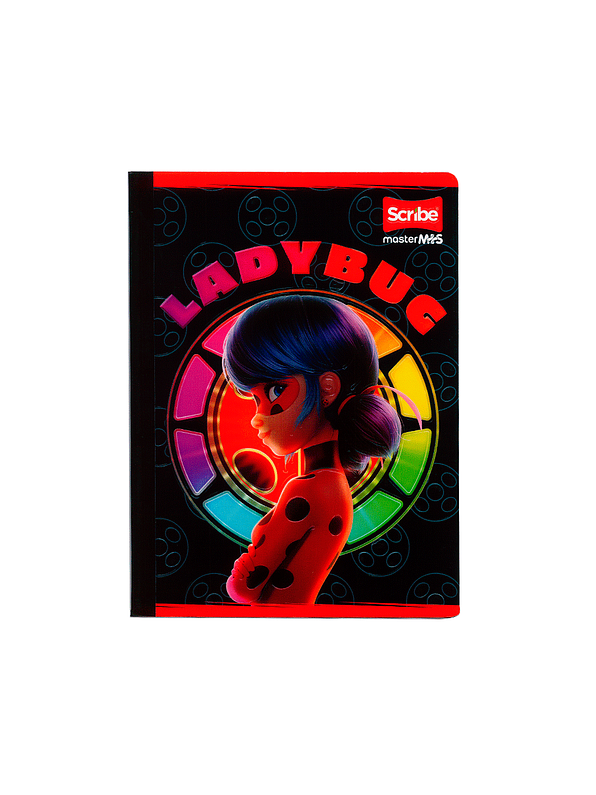 Cuaderno Cosido ladyBug 100 Hojas Cuadros  2