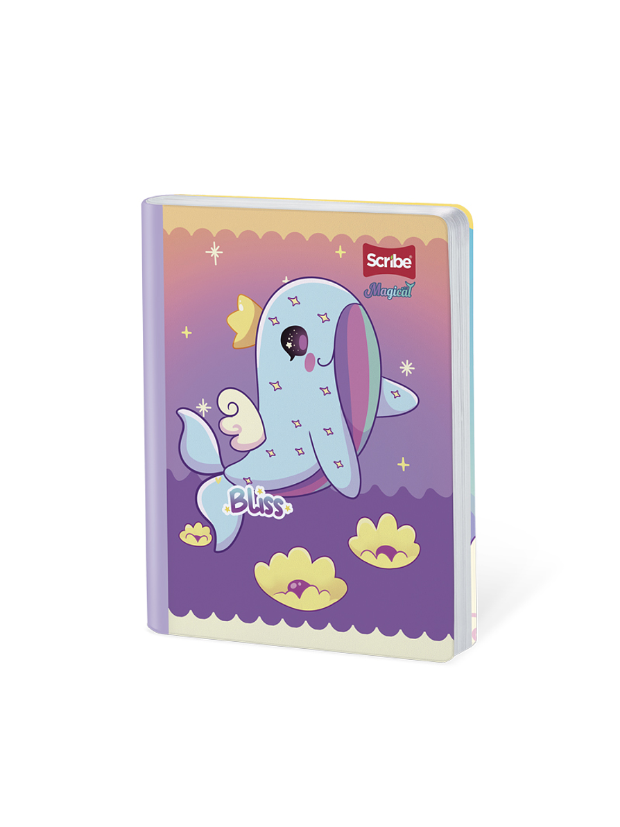 Cuaderno Cosido Magical 50 Hojas Cuadros  2