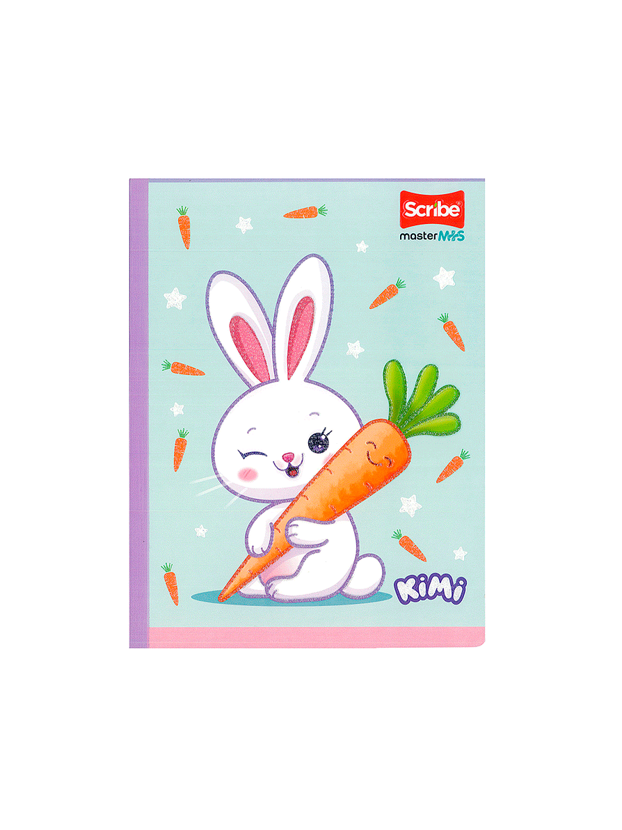 Cuaderno Cosido Kimi 100 Hojas Cuadros 1