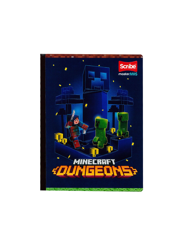 Cuaderno Cosido Minecraft 50 Hojas Cuadros  4