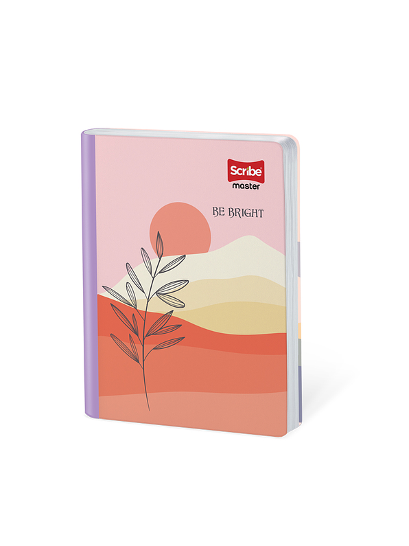 Cuaderno Cosido Master Femenino 50 Hojas Cuadros 3