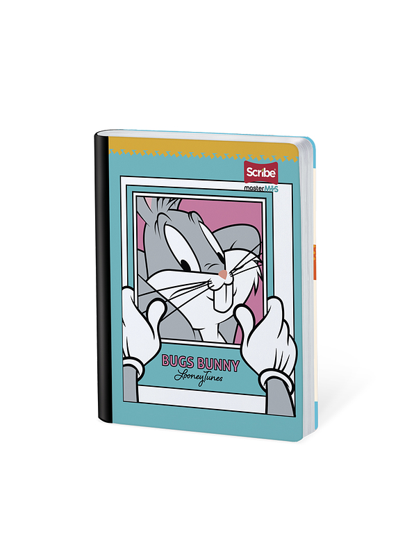 Cuaderno Cosido Looney Tunes Cuadros 50 Hojas  2
